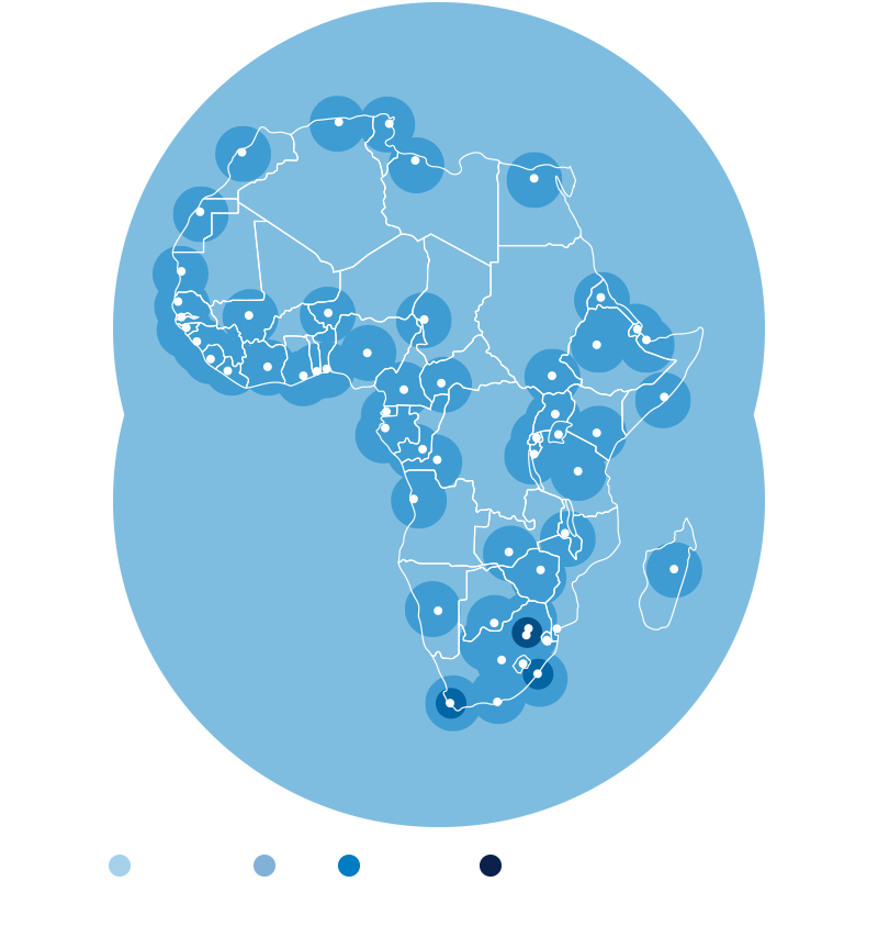 Coverage Map - Africa