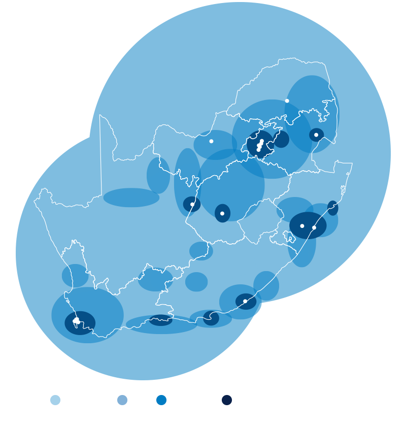 Coverage Map - South Africa